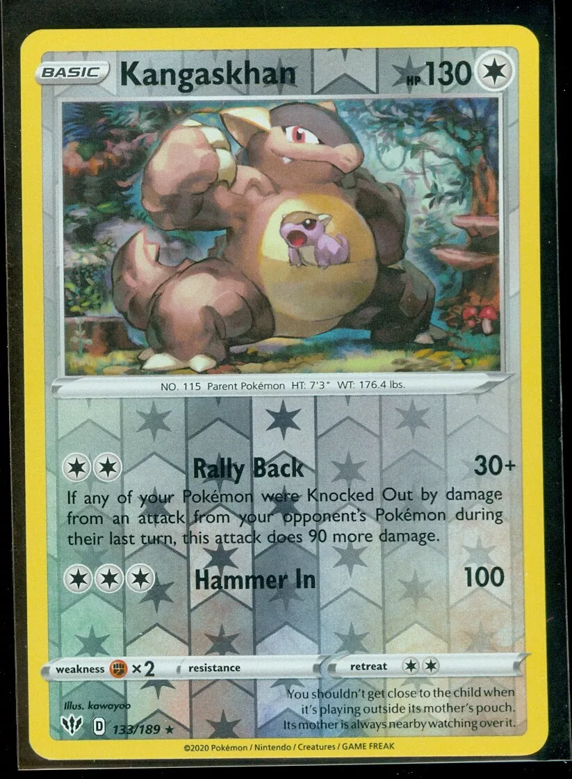 Kangaskhan Holo - Darkness Ablaze Pokémon card 133/189