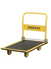 Stanley Carrello acciaio con pianale e maniglione richiudibile.  Portata Kg 300