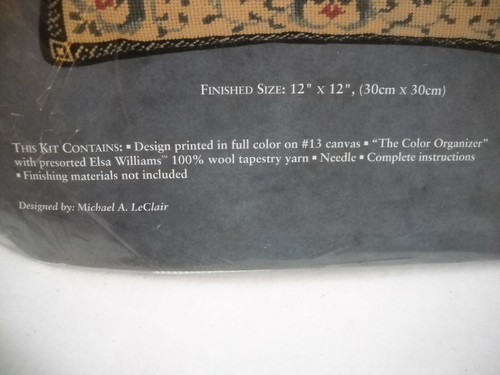 Midnight Roses Pillow Needlepoint Kit by Needle Treasures 06621 F3 - Picture 2 of 3