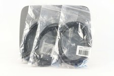 LOT OF 3 NEW 10FT CAT5E Molded Snagless Black Ethernet Patch Cable AMX 