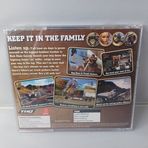 Big Mutha Truckers PC CD-ROM Game 2003 Empire Race SIM 18 Wheelers Haul - Picture 2 of 3