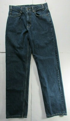 Kirkland Signature Men's 100% Cotton Blue Tapered Jeans Size 34 x 33*
