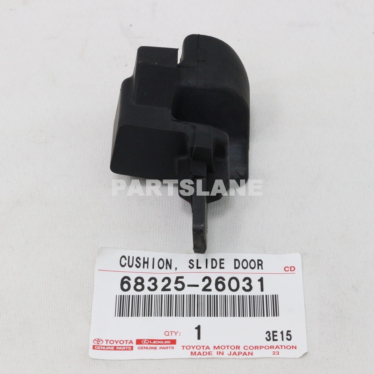 68325-26031 Toyota OEM Genuine CUSHION, SLIDE DOOR UPPER RAIL, RH 