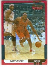 EDDY CURRY FOIL SP 2004-05 BOWMAN SIGNATURE 2 SERIAL #34/50 CHICAGO BULLS KNICKS