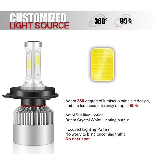 For Nissan X-Trail T31 Series 2007-2010 Headlight Globes High Low Beam LED Bulbs - Picture 4 of 9