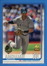 2019 Topps Series 1 150th Anniversary Gold Stamp #132 Miguel Andujar Rookie Cup