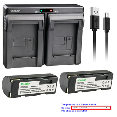 Kastar Battery Dual USB Charger for DB-20 DB-20L & Ricoh RDC-6000 RDC-7 RDC-7S
