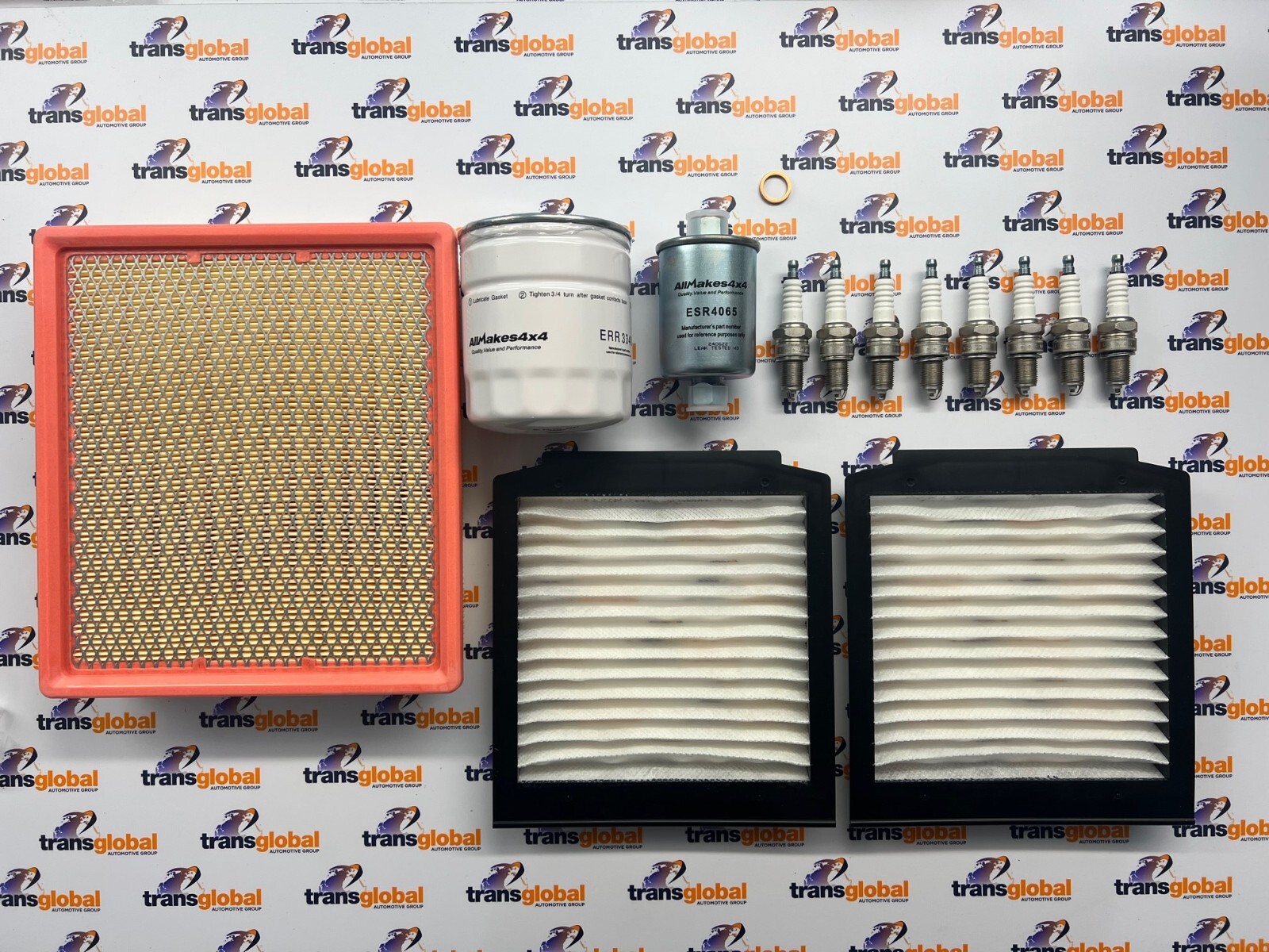 Engine Filter Service Kit & Spark Plugs for Range Rover P38 4.0 4.6 V8 to 1998