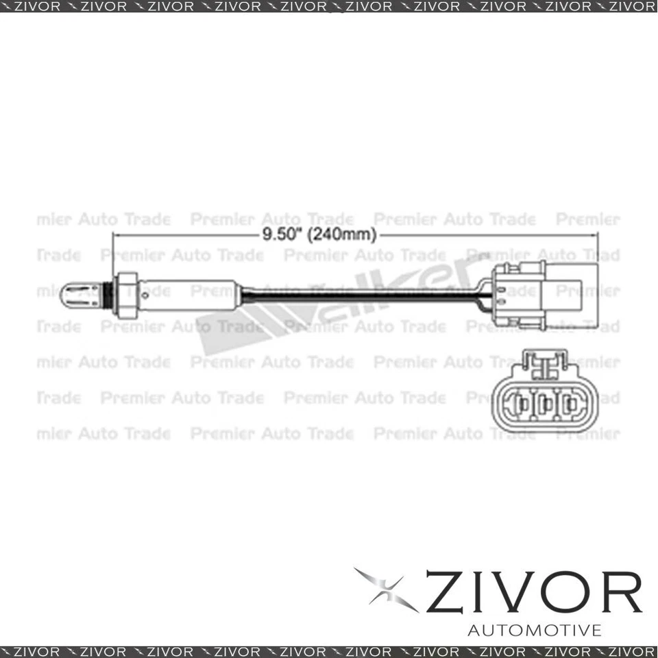 New WALKER Pre-Catalytic Oxygen Sensor For Nissan Skyline R31 3.0 RB30E 6 Cyl - image 2 of 2