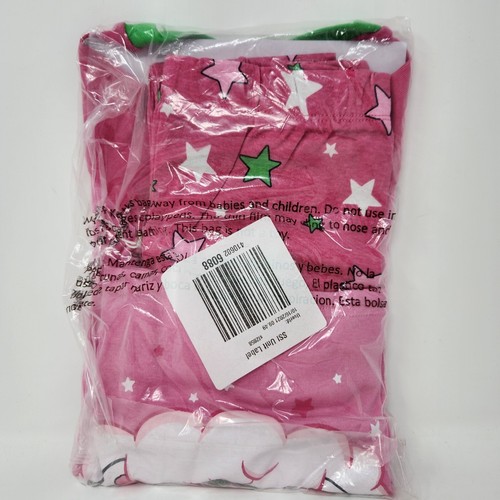 Fish Flops Girls Sweet Dreams Knit Pajama Set Size 6, Pink Long Sleeve - Picture 3 of 6