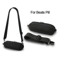 Speaker Organizer For Beats Pill Shoulder Portable Zipper Bag Outdoor Bag Black