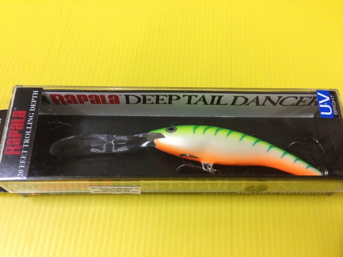 Leurre Rapala Tail Dancer Profond TDD09, Flottant, 90mm, 13g, Hochets