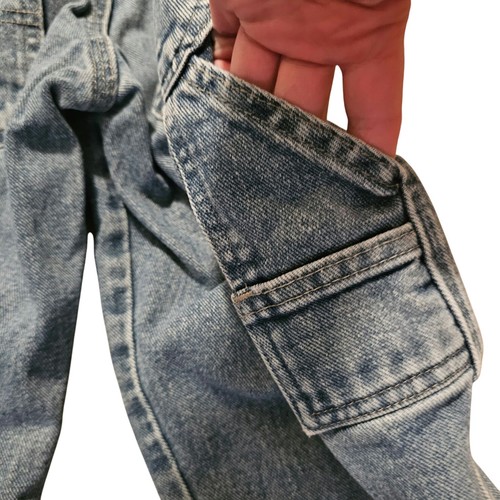 Basic editions Boys Carpenters 90s Denim Jeans Size 8 - Picture 6 of 8