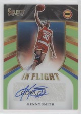 2020-21 Select In Flight Signatures Neon Green Prizm 61/99 Kenny Smith Auto n1u