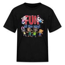 Talking Tom  Friends Fun All The Way Kid's T-Shirt