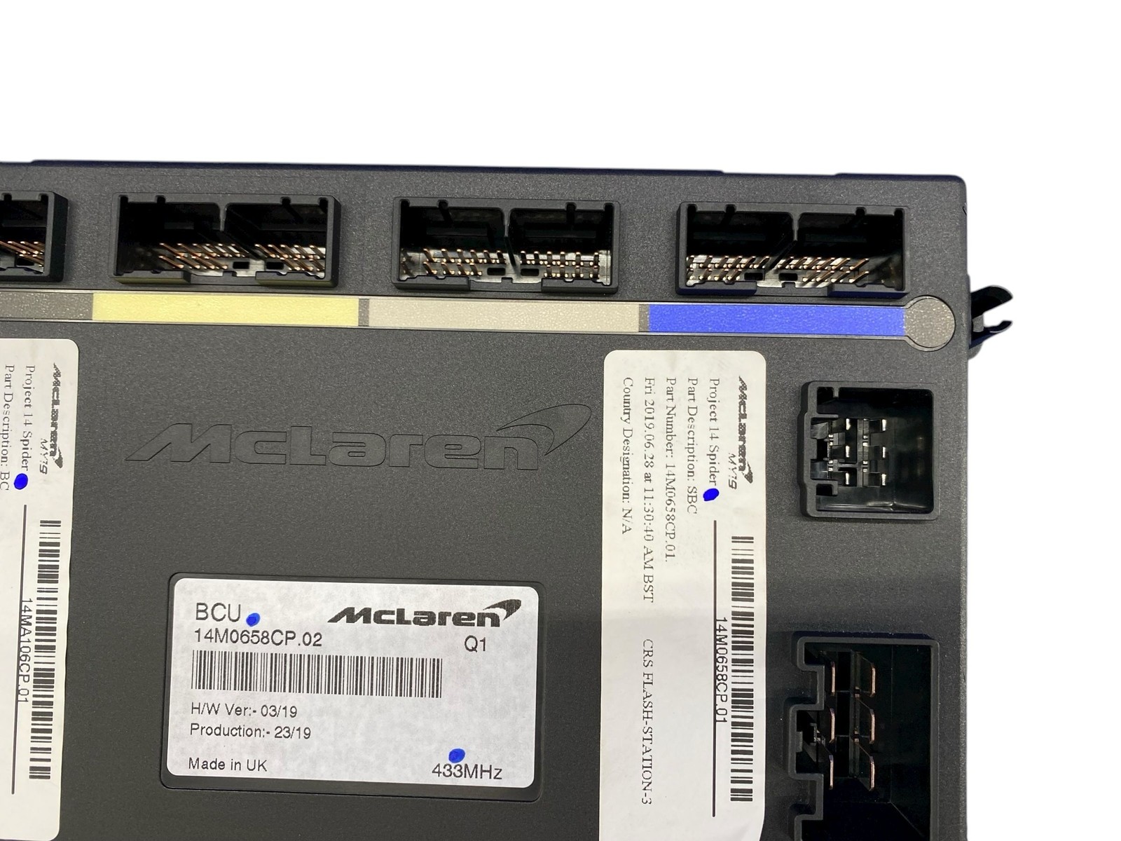 2018-2023 MCLAREN 720S BODY BCM CONTROL MODULE UNIT 14M0658CP OEM