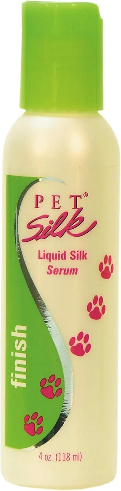 Liquid Silk Serum 4Oz, Leave-In Finishing Spray Conditioner & Detangler, Inuse