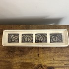 PIER 1 Napkin Rings wire scroll brown metal  lot of 4 Boxed Unused