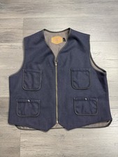 Vintage 80s Woolrich Vest Mens Size XL Wool Outdoor Hunting Heavy With 4 Pocket