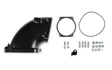 Holley 300-253BK Universal Black Finish Billet EFI Throttle Body Intake Elbow