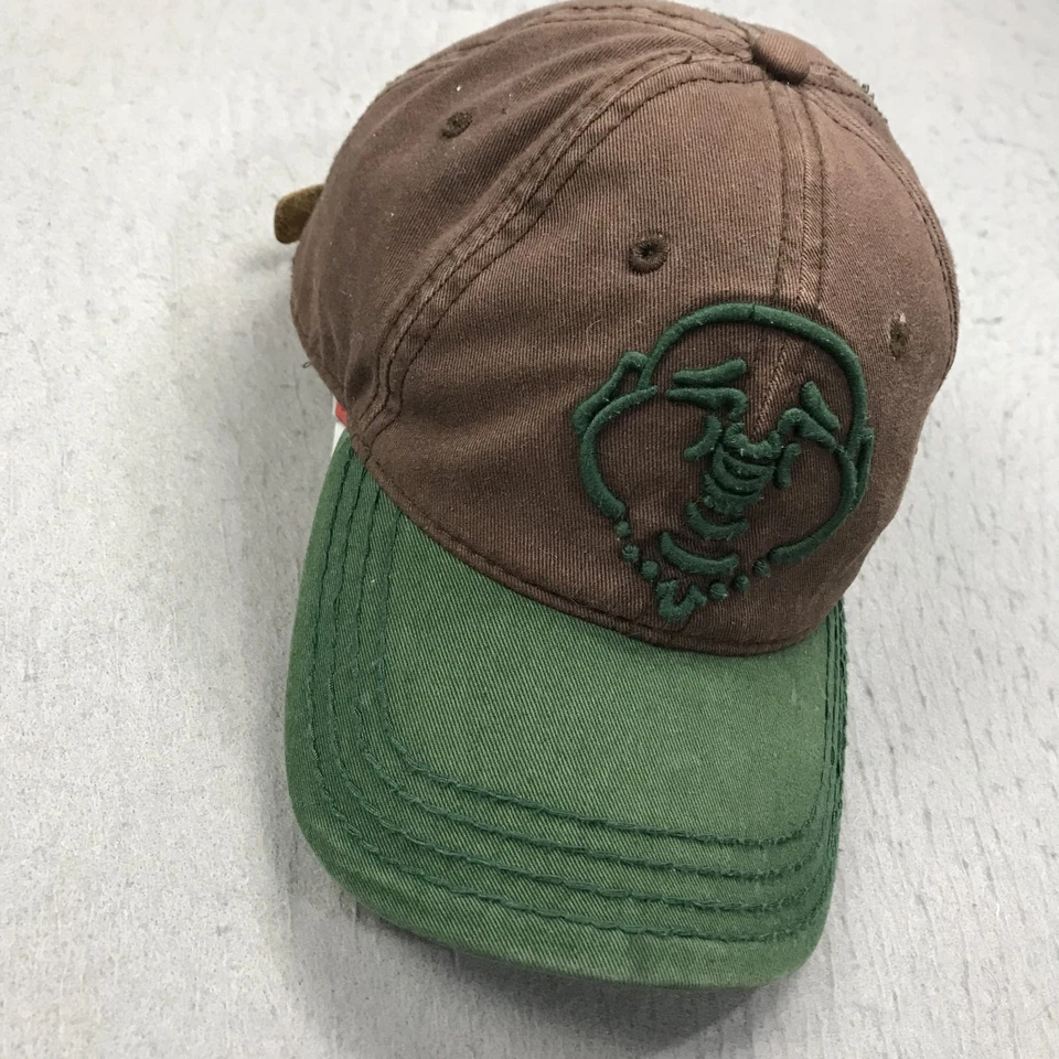 Sombrero True Religion Adulto Talla Única Marrón Verde Buda Correa Gorra Ajustable Foto 3 de 4