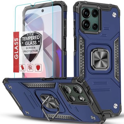 For Motorola Moto G Stylus 2025 2024 Case Phone Cover + Tempered Glass Screen