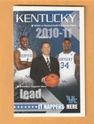 John Calipari Darius Miller DeAndre Liggins Kentucky Wildcats 2010-11 Schedule