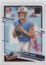 2023 Panini Clearly Donruss Clearly The Rookies Red 83/100 Will Levis #14 14pw