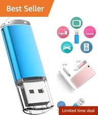 32GB High-Speed USB Flash Drive - Sleek Design with Keyring Loop for Convenience
