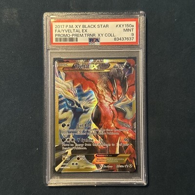 2017 Pokemon XY Promo Premium Trainer Full Art Yveltal EX #XY150a PSA 9 MINT