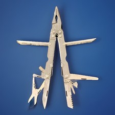 SOG Powerlock 5809599 EOD Silver Stainless Steel Multi-Tool Made in U.S.A. 🔥