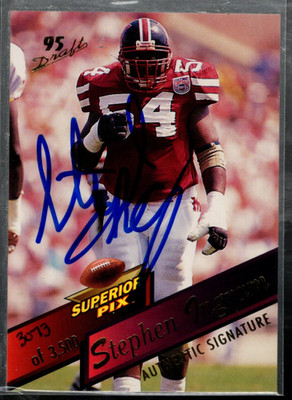 B1070- 1995 Superior Pix Autogramme #39 Steve Ingram Auto / 3500 - Nm-Mt