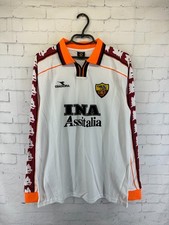 MAGLIA MAGLIA CALCIO AS ROMA ITALIA 1998 1999 RETRO VINTAGE AWAY TAGLIA MEDIA