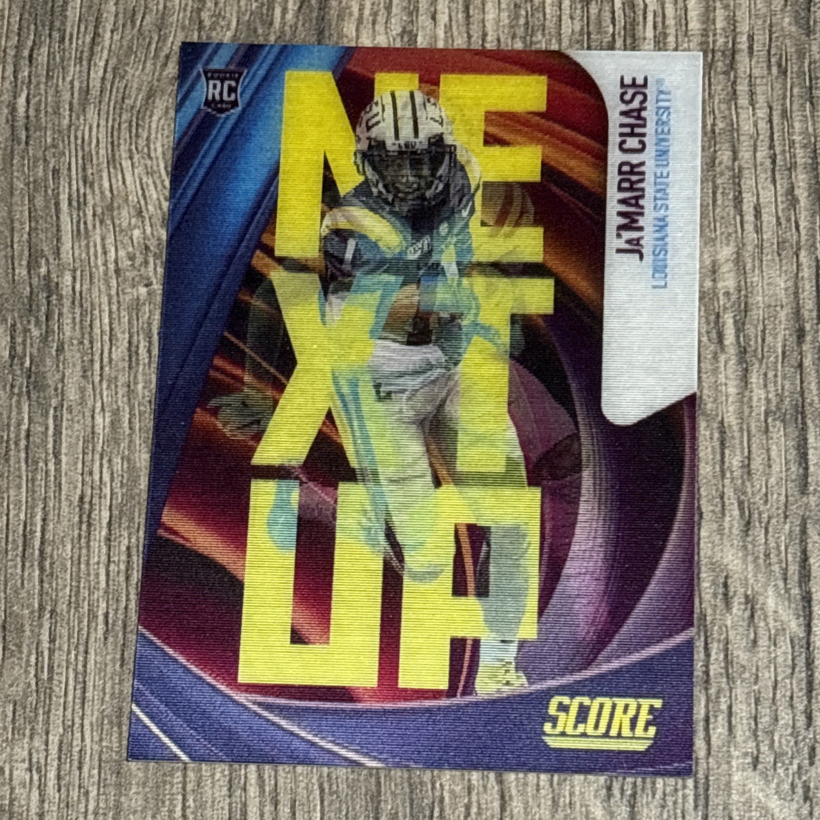 2021 Panini Score JA’MARR CHASE Next Up Case Hit SSP #NU6 Rookie Card RC Bengals