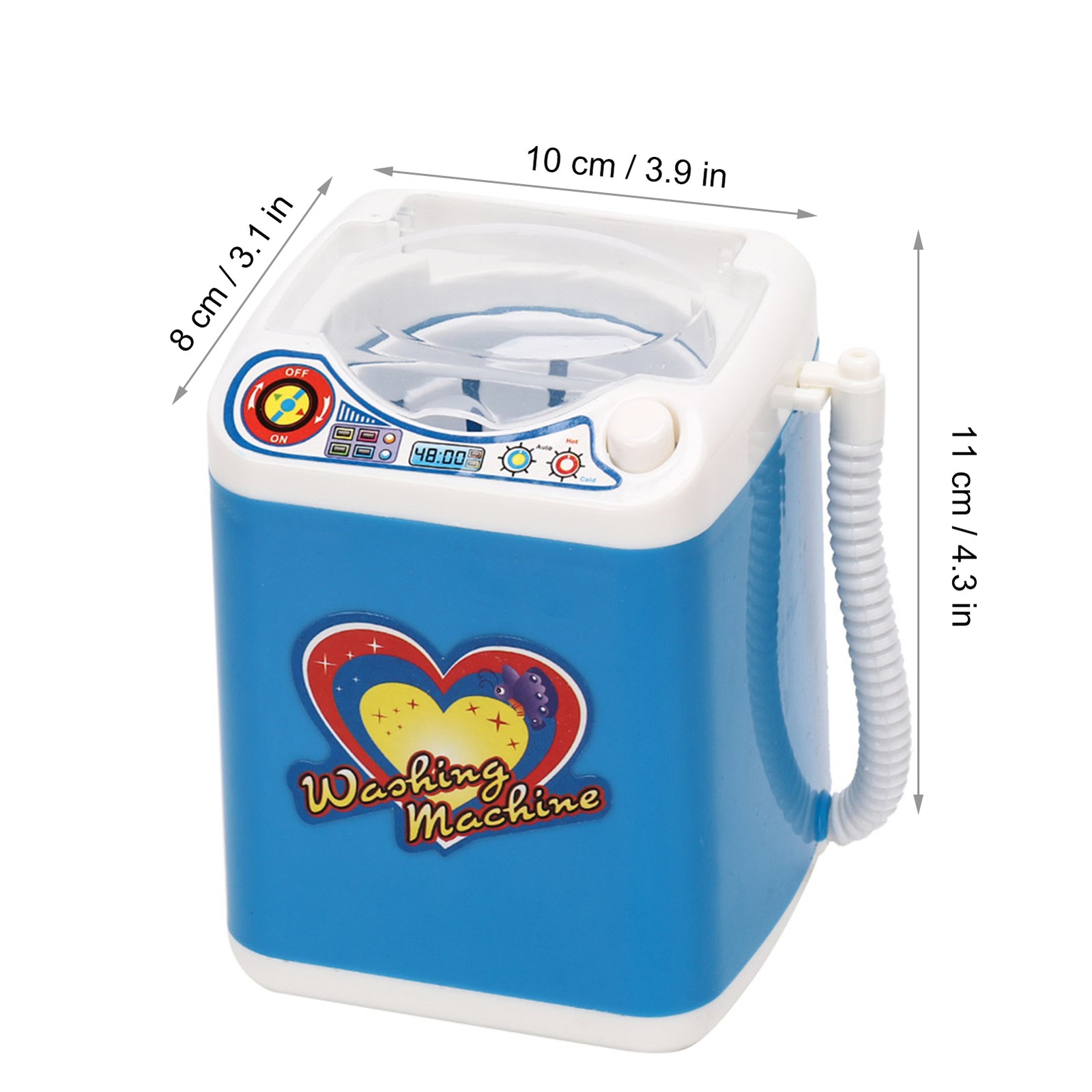 New Electric Mini Washing Machine Cosmetic Tool Cleansing Machine Children Toy