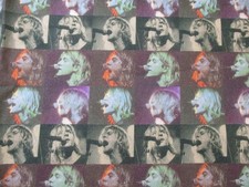 Kurt Cobain, Rock Musician 100 Cotton Fabric by the 1/4 Yard : 9" x 57" Nirvana