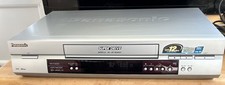 Panasonic NV-FJ630 VHS Player Recorder With Remote & Instructions Tested Working