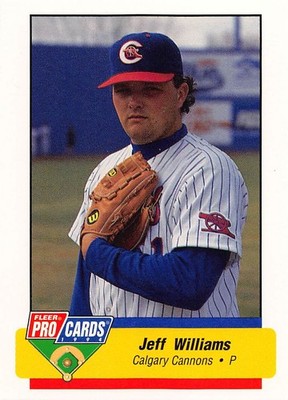 Jeff Williams 1994 Fleer ProCards 791 Calgary Cannons Baseball Card