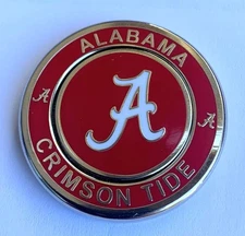 Alabama Crimson Tide  Magnetic DUO Coin with removable Golf Ball Marker New