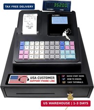 Nadex CR360 Cash Register, 4700 Lookups 50 Dept 50 Clerks, Quick Load Thermal Pr