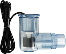 SS2 Condensate Float Switch Clear PVC Overflow Safety Level Sensor for HVAC Drai