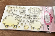 The Stamps of Life Lot EUC stamp and die sets Sheep miss ewe birthday