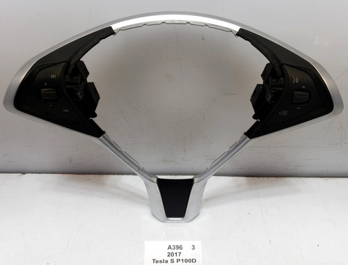 ✅ 12-20 OEM Tesla Model S X Steering Wheel Trim Cover Audio Voice Control Button