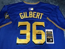 Logan Gilbert Signed Seattle Mariners Jersey Superstar Ace JSA Auth #2