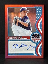 2025 Panini USA Stars & Stripes Ayden White AUTO Red Foil /99 CLEAN