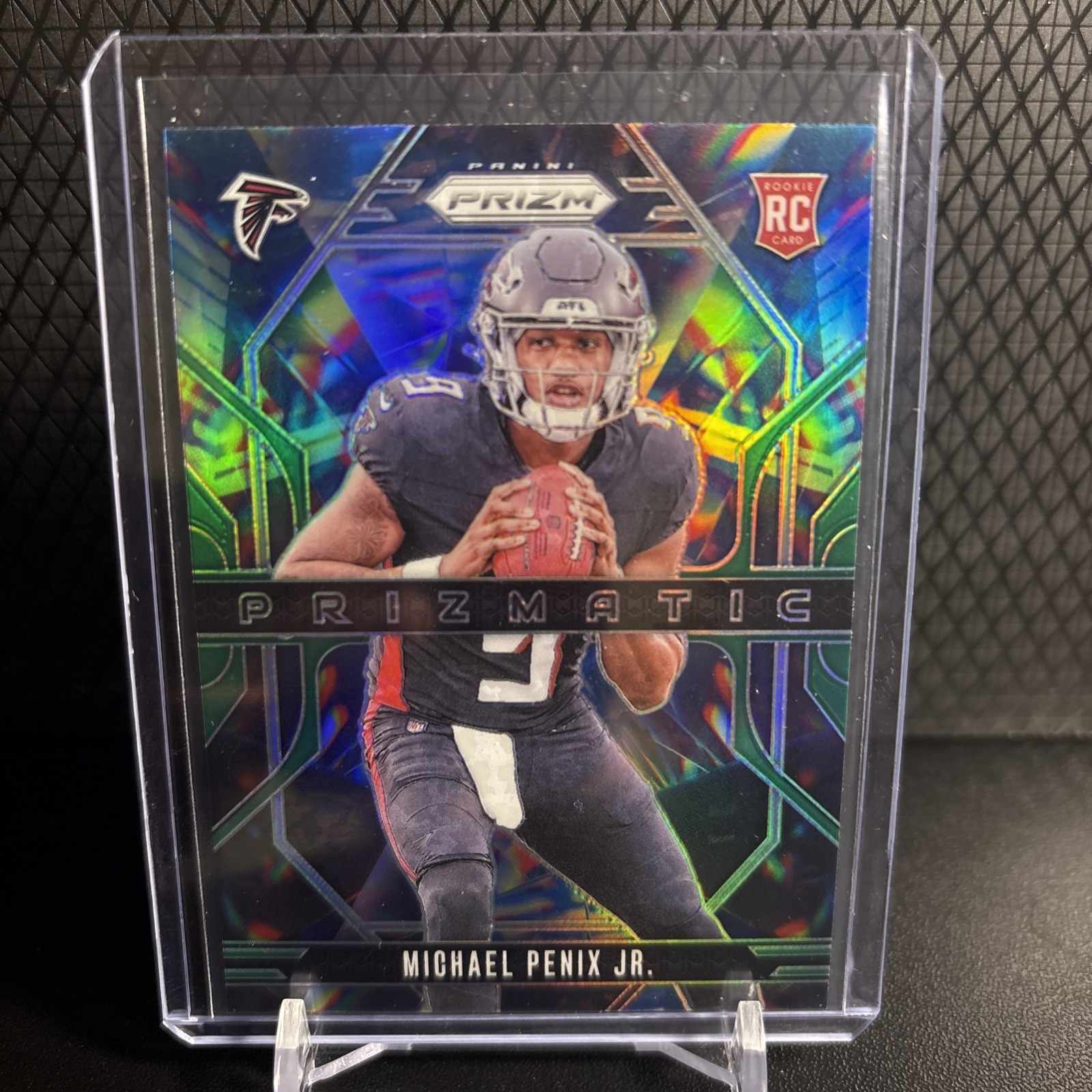 2024 Panini Prizm - Prizmatic Michael Penix Jr. #10 Green Prizm (RC)