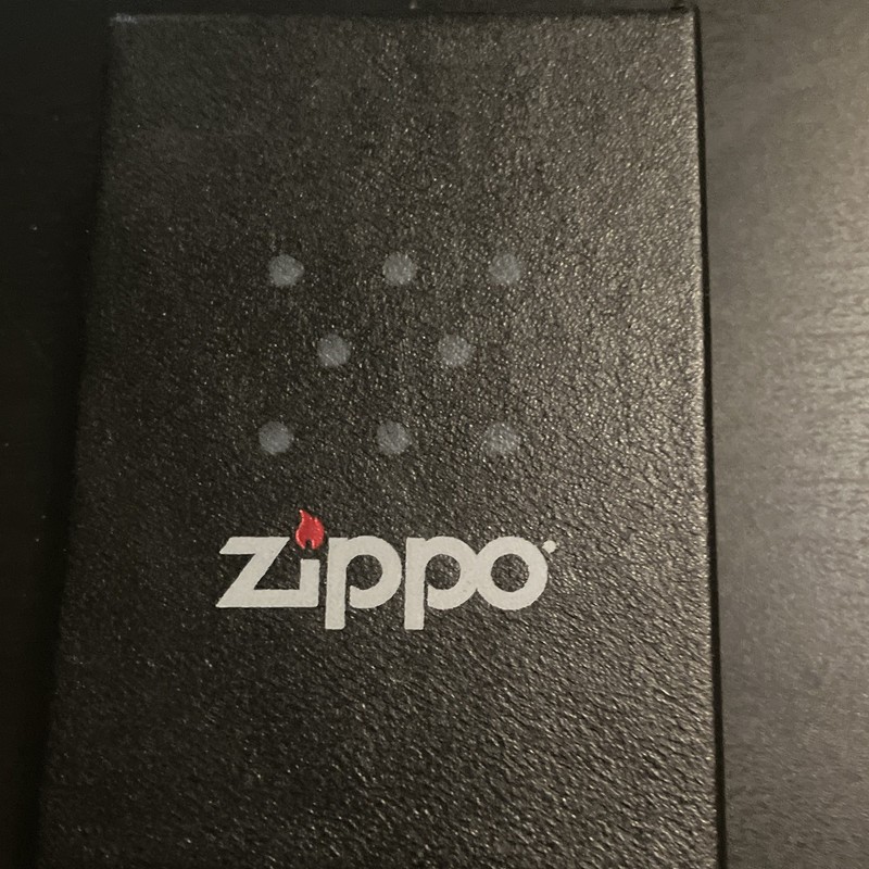 Zippo 205/206 Regular Satin Chrome Genuine Lighter, Made in USA, Zippo Box