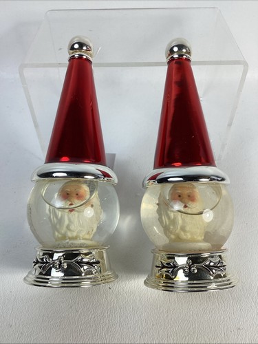 Neiman Marcus Towle Argentieri Babbo Natale Globo di Neve Sale e Pepe Set 5" NUOVO - Foto 7 di 11