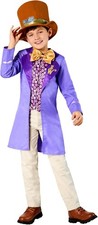 Rubies Official WB Willy Wonka Childrens Costume, Kids Fancy Dress