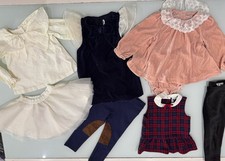 Lot of 7 PCS Janie and Jack Baby Girl Dresses Size 18-24M/2T With Matching Sets